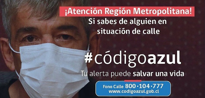 La medida que reúne a distintos actores públicos y privados permite instalar servicios de emergencia adicionales para las personas en situación de calle, durante los días de mayor severidad climática.