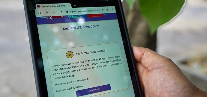 En reporte entregado por el Ministerio de Desarrollo Social y Familia, la Región de Ñuble registró 27.439 postulaciones en el sitio www.ingresodeemergencia.cl , el cual estará disponible para acceder al IFE Covid y Bono Covid hasta el próximo 18 de enero