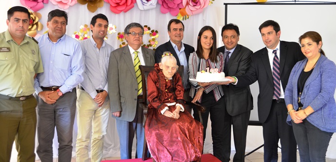 María Teresa Martínez cumplió 108 años y se transformó en la persona de más edad que reside en alguno de los doce ELEAM de todo el país. Además es la mujer de más edad en toda la región.
