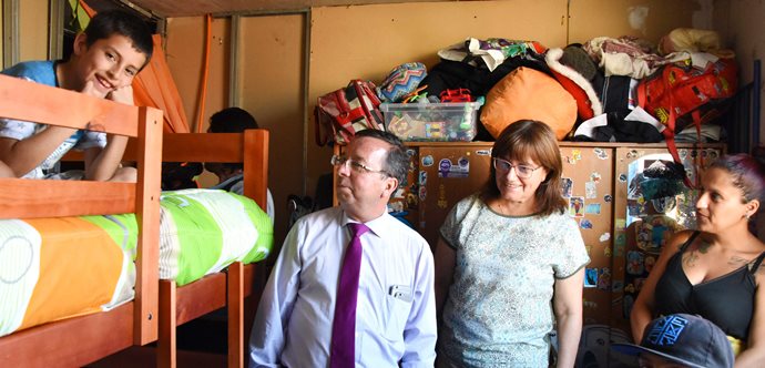 Gracias al Programa Habitabilidad del Ministerio de Desarrollo Social, que supervisa Fosis y ejecuta la Municipalidad de Arica, se mejora la calidad de vida y entorno al interior de los hogares.  