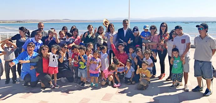 Fondo “Chile de Todas y Todos” del Ministerio de Desarrollo Social favoreció a 6 establecimientos de Fundación Integra, de las comunas de La Serena, Coquimbo y Canela. Cierre se efectuó junto a los niños y niñas en la costanera de Tongoy.