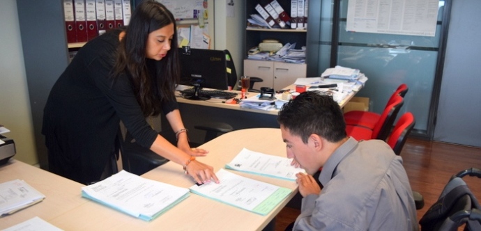 En el marco de la nueva Ley de Inclusión Laboral la Seremi de La Araucanía entrega las oportunidades a alumnos en situación de discapacidad. 