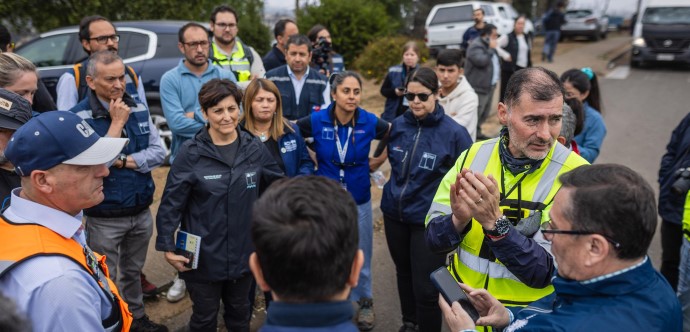 Desde la zona de la emergencia, la autoridad se refirió a la importancia de la Ficha Básica de Emergencia, ya que permite conocer la magnitud de la emergencia o catástrofe y saber cuántos hogares y viviendas fueron afectadas.