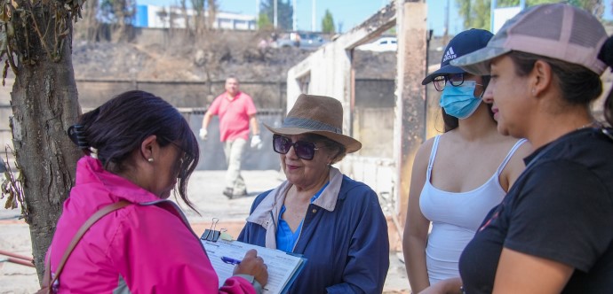 De esta forma, mañana se completará el levantamiento de información de todos los sectores afectados por los incendios en la Región del Biobío. 