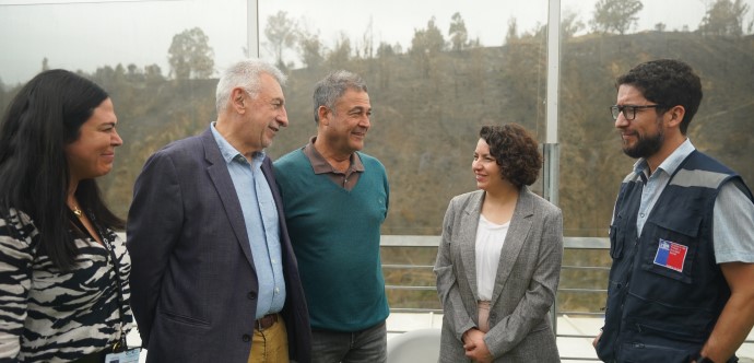 La reunión tuvo por objetivo dialogar en torno a la recuperación productiva en la zona tras la catástrofe