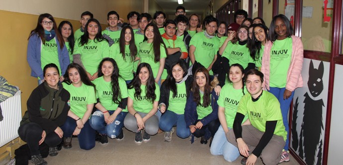 Injuv y Conaf le hicieron talleres de Liderazgo, interpretación del Patrimonio Natural y senderismo.