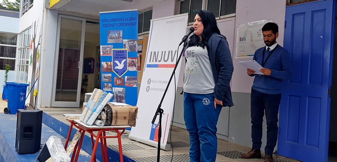 Estudiantes del Liceo Nicolás Lohse se adjudicaron una de las Escuelas de Ciudadanía desarrolladas este año por INJUV Coquimbo.