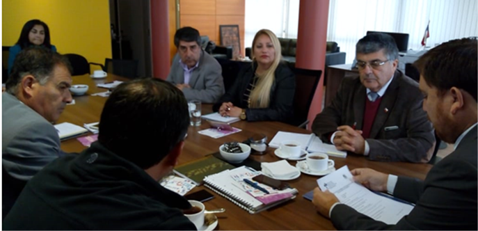 Las autoridades aprovecharon el encuentro para conversar sobre los programas sociales y las necesidades de dicha comuna.