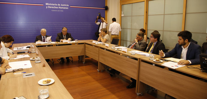 La reunión realizada en el Ministerio de Justicia es la primera luego del lanzamiento del Plan Nacional de Derechos Humanos