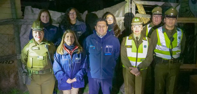 Durante el primer recorrido la Ruta se entregaron parte de los más de 200 juegos de ropa de abrigo recolectados gracias a la campaña 