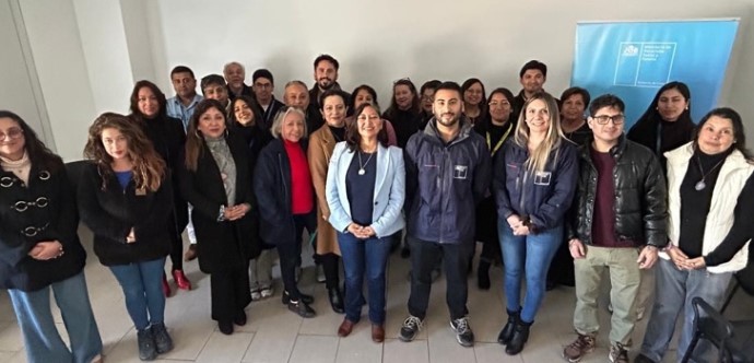 La jornada contó con la presencia de las y los encargados y profesionales del área de emergencias de las casas edilicias de las tres provincias de la región. 