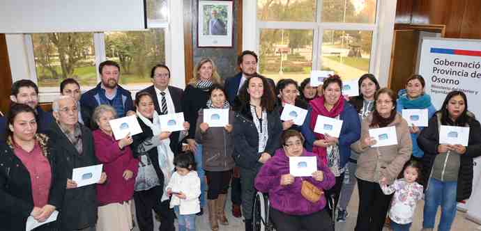 En la provincia se entregaron 25 millones de pesos para grupos familiares que se encuentran en los sistemas de apoyo de Vivienda y Desarrollo Social.