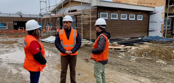 Imagen de construcción del segundo Condominio de Viviendas Tuteladas