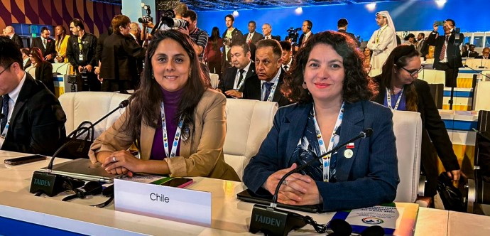 Ministra Javiera Toro y Subsecretaria Francisca Gallegos 