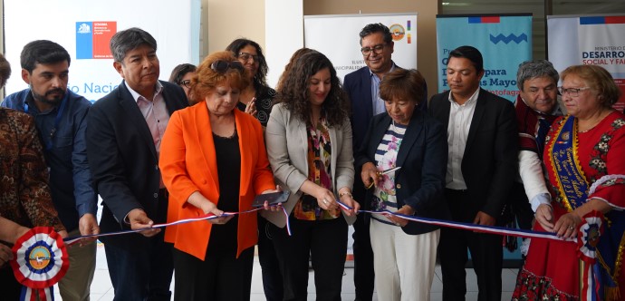Ministra Toro inaugurando primer Centro Diurno Comunitario de Calama 