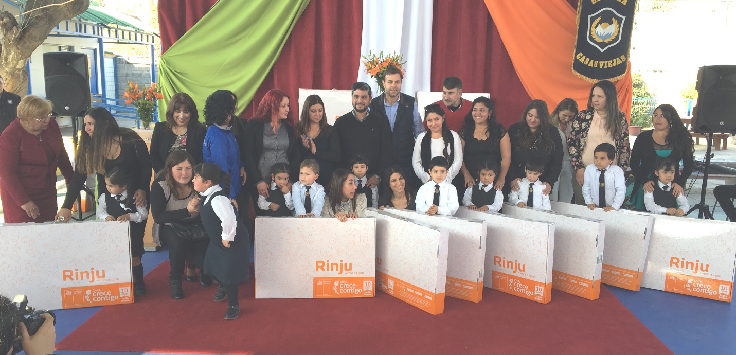 La distribución del RINJU se enmarca en las políticas de calidad para la Educación Parvularia y releva la importancia del juego en el aprendizaje de niños y niñas.