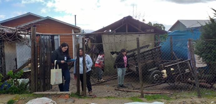 De las 150  fichas aplicadas, 62 corresponden a la comuna de Bulnes y 24  a Coelemu.