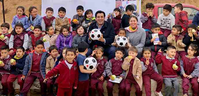 El anuncio fue realizado por la Secretaria Ejecutiva del Sistema Elige Vivir Sano, quien compartió con niños de educación prebásica, que participaron de esta iniciativa en La Serena. 