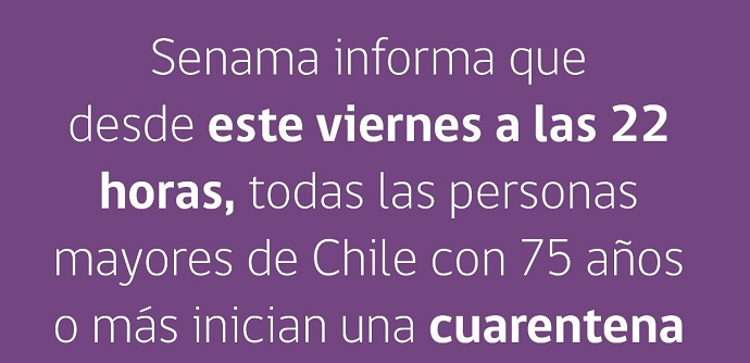 La medida fue anunciada por las autoridades y comienza a regir desde hoy viernes 15 de mayo a las 22 horas para todo el territorio nacional. 