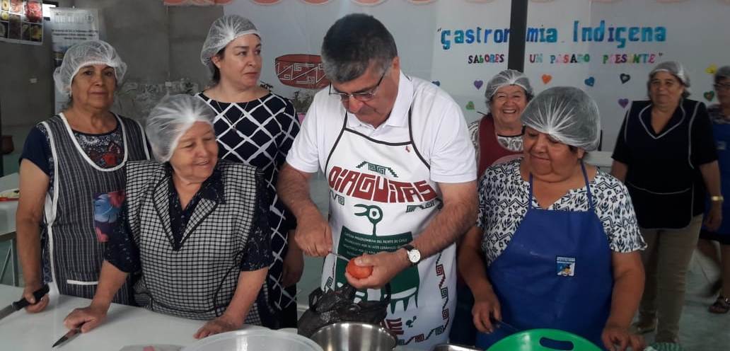 En Chanchoquin Grande, en la comuna de Alto del Carmen, se llevó a cabo el taller de perfeccionamiento culinario enmarcado en el  proyecto “gastronomía indígena sabores de un pasado presente” dirigido a las comunidades diaguitas  de la zona.