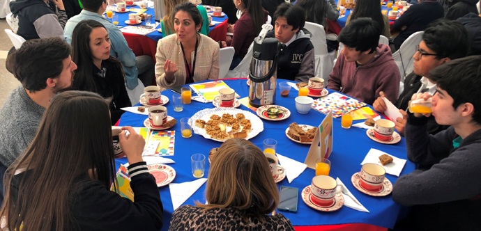En el marco del encuentro que reunió a más de 2.500 jóvenes y se desarrolló un nutrido programa de actividades.