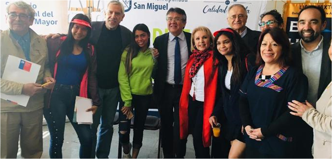 Ante la presencia de sus directoras regionales, Pamela Mardones y María Asunción Cekalovic, se desarrolló un evento que contó con la participación de tres adultos mayores que tuvieron una participación destacada en el concurso “Confieso que he Vivido”.