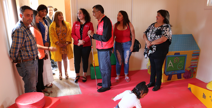 Este es el único espacio en la región de Los Lagos, que beneficia de forma totalmente gratuita a niños en la primera infancia.