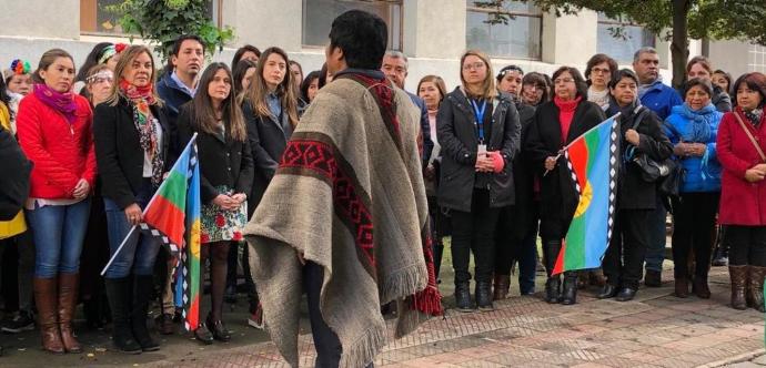 Al encuentro celebrado en el Teatro Municipal de Chillán asistieron Asociaciones Indígenas de las comunas de Chillán, Chillán Viejo, San Fabián, Coihueco, Ranquil , Quirihue, Quillón y Pinto, entre otras.