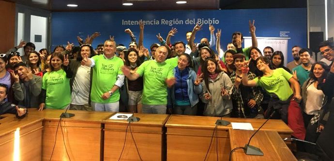 El edificio del Gobierno Regional fue el punto de encuentro de 63 voluntarios provenientes de las regiones de Atacama y del Biobío.