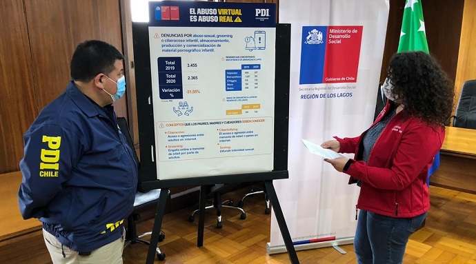  En lo que va del año son 133 las denuncias recibidas por la PDI sobre este de tipo de vulneración a niños, niñas y adolescentes de la región de Los Lagos.