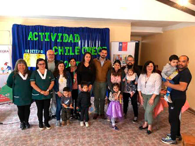 “Materiales en tu jardín” es una iniciativa que se enmarca en un trabajo coordinado entre Chile Crece Contigo, del Ministerio de Desarrollo Social y Familia, y Fundación Integra.