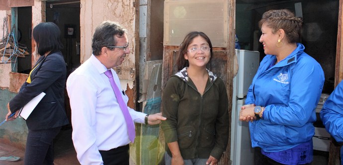 A través del Programa Habitabilidad del Ministerio de Desarrollo Social, que ejecuta la Municipalidad de Arica, se construirán nuevas habitaciones para mejorar la calidad de vida de dos familias vulnerables.