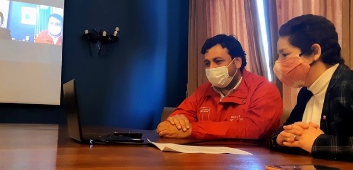 Se adelantó el pago para un grupo de beneficiados con el segundo pago y autoridades regionales pudieron dialogar por videollamada con una jefa de hogar de Coquimbo, quien recibió el aporte.