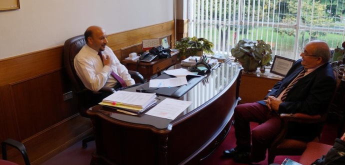 Seremi de Desarrollo Social de la región, se reunió con el alcalde y el equipo social del municipio. 