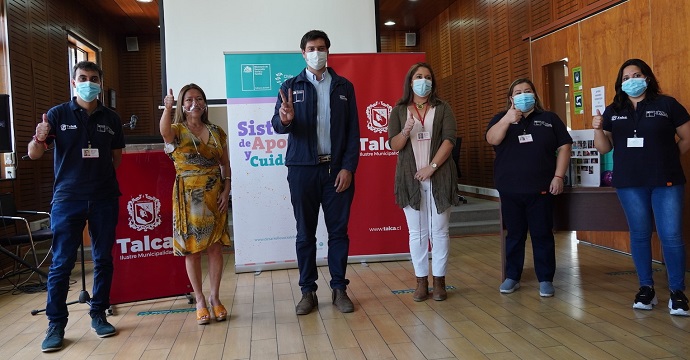 El seremi de Desarrollo Social y Familia, Felipe Valdovinos, sostuvo que 300 familias de Talca, Pelarco, Linares, Villa Alegre y San Clemente, serán beneficiadas con un innovador programa denominado Sistema Nacional de Apoyos y Cuidados.