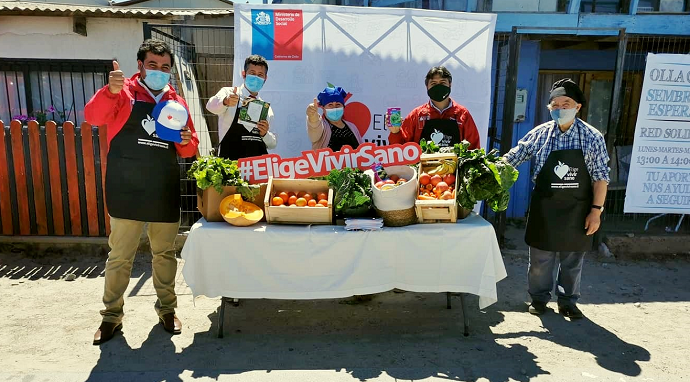 En la actividad, además, se dio a conocer la fruta y verdura preferida de Chile. 