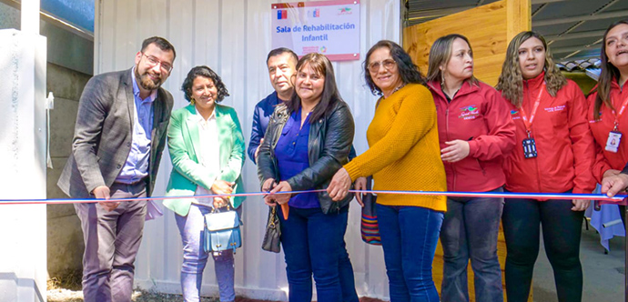 La sala de rehabilitación con base comunitaria forma parte del convenio EDLI de Senadis, que dispone de una inversión total de más de $72 millones en la comuna.